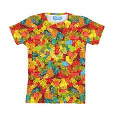 gummy bear print shirt