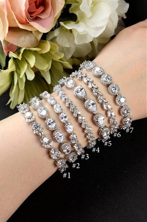 CUSTOM COLOR bridesmaid bracelet silver bridesmaid bracelet | Etsy