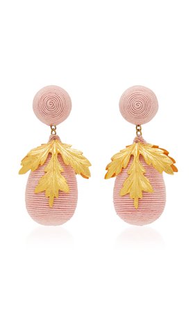 Exclusive Acorn Claudia Gold-Tone Drop Earrings by Rebecca de Ravenel | Moda Operandi
