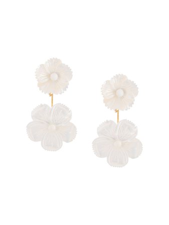 Jennifer Behr, Zinnia flower earrings