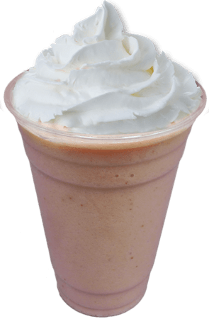 *clipped by @luci-her* Strawberries & Cream smoothie Order Online! Americano Coffee | Orders2.me