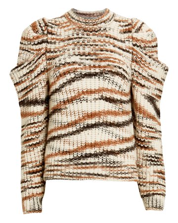 Ulla Johnson Daphne Marled Stripe Sweater | INTERMIX®