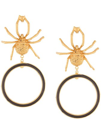 Natia X Lako Natia x Lako Gold Plate Spider Earrings - Farfetch
