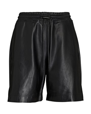 RtA Camden Leather Shorts | INTERMIX®