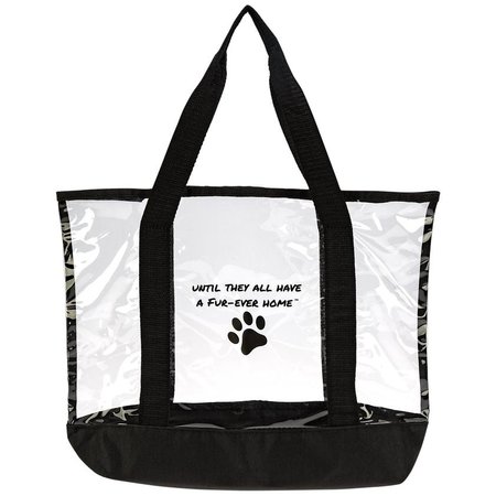 Until They All Have A Fur-Ever Home Clear Tote | The Animal Rescue Site