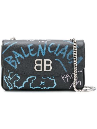Balenciaga BB chain wallet