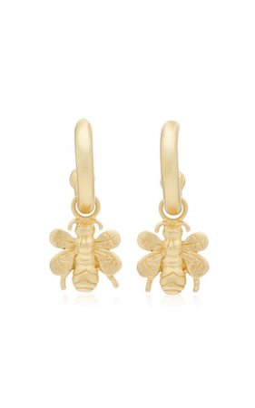 Bumble 24k Gold-Plated Hoop Earrings By Valére | Moda Operandi