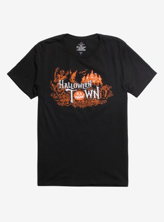 *clipped by @luci-her* The Nightmare Before Christmas Halloween Town Title T-Shirt