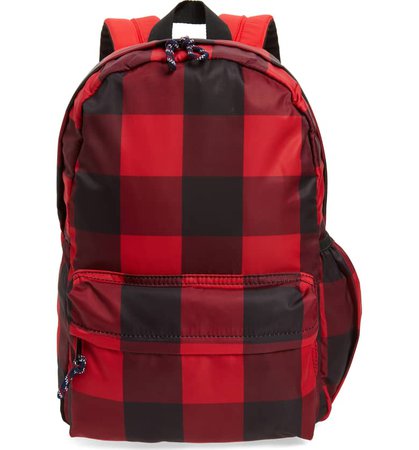 crewcuts by J.Crew Buffalo Check Backpack (Kids) | Nordstrom