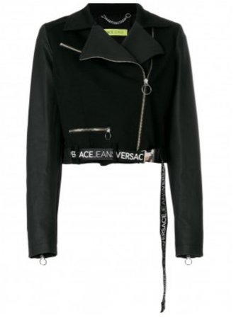 versace leather jacket