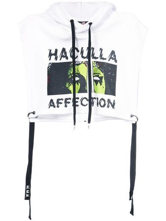 Haculla affection crop top hoodie $250 - Buy Online SS18 - Quick Shipping, Price