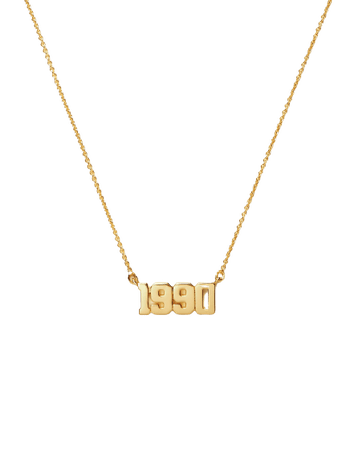 Missoma - 1990 Birth Year Necklace