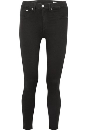 rag & bone | Cropped high-rise skinny jeans | NET-A-PORTER.COM