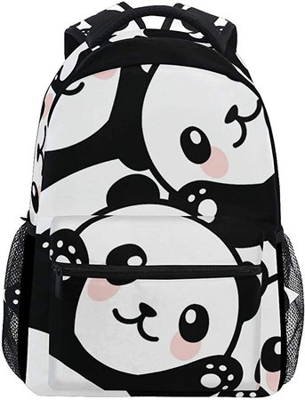 Amazon.com: ATTX Panda Backpack for Girls for School Backpacks Laptop Bag: Clothing