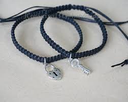 relationship matching couple bracelets lock and key india - Google Search