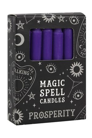 Magic Spells Small Purple Candles - Prosperity - Pack of 12