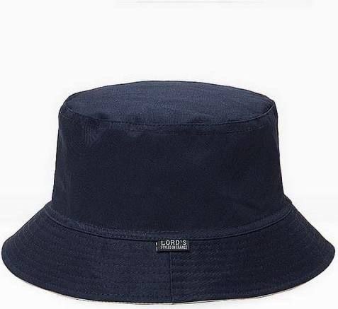 Fisherman Panama Bucket Hat, Navy Blue