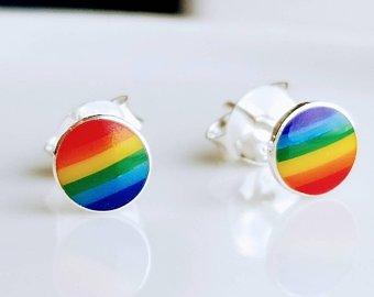rainbow earrings