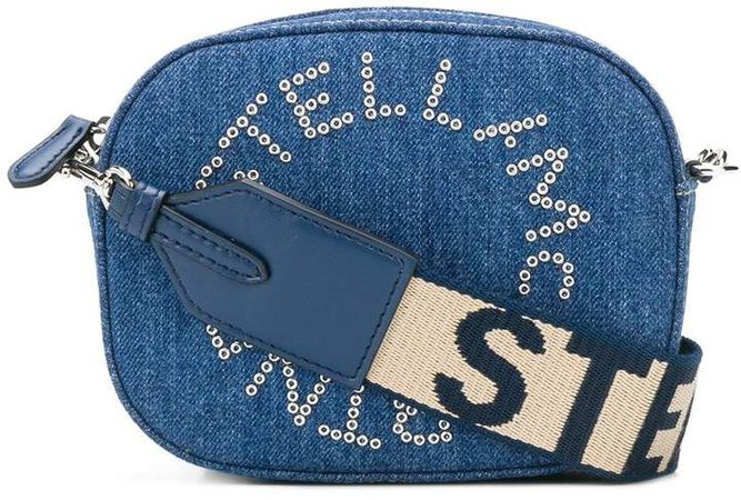 Stella Logo denim belt bag