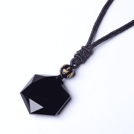 obsidian pendant