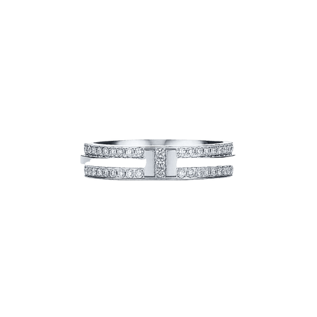 Tiffany & Co - Tiffany T: Narrow Pavé Diamond Ring