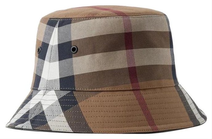 Burberry Bucket Checked Cotton-canvas Hat