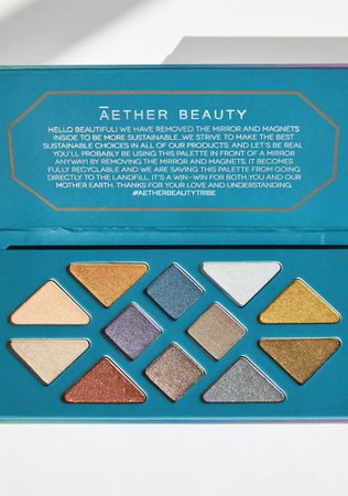 Aether Beauty Crystal Grid Gemstone Charged Eyeshadow Palette | Dolls Kill