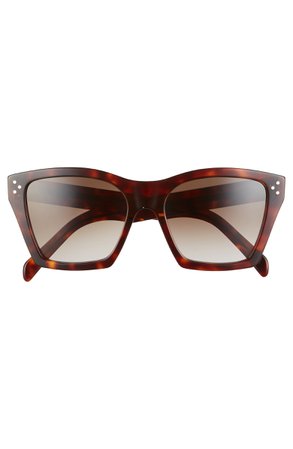CELINE 55mm Cat Eye Sunglasses | Nordstrom