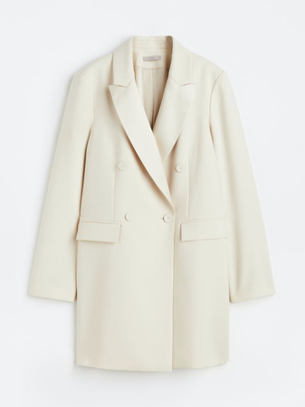 cream blazer coat jacket