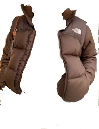 north face brown jacket