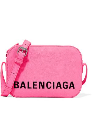 Balenciaga | Ville XS AJ printed textured-leather shoulder bag | NET-A-PORTER.COM