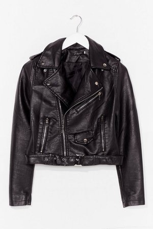 Into Moto Sports Faux Leather Jacket | Nasty Gal