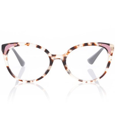 Tortoiseshell cat-eye glasses