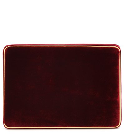 HUNTING SEASON, The Square Compact velvet clutch