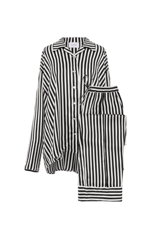 Striped “Sizeless” Pajama Set with Pants
