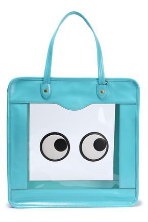 Rainy Day appliquéd PVC and crinkled patent-leather tote | ANYA HINDMARCH | Sale up to 70% off | THE OUTNET