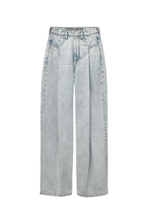 Denim x Alexander Wang Brace Pleated Jeans