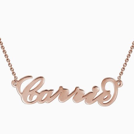 Soufeel Rose "Carrie" Style Name Necklace