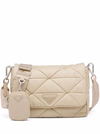 Shop Prada Re-Nylon padded shoulder bag with Express Delivery - FARFETCH