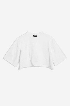 White Washed Cropped T-Shirt | Topshop