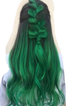 long green hair