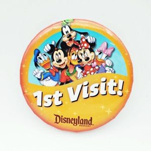 Delicious Jewelry | Disney Parks Disneyland First Visit Button | Poshmark
