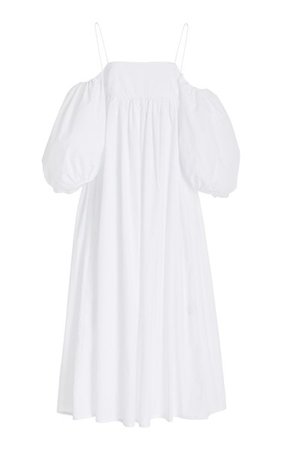 Holly Puff-Sleeve Cotton Off-The-Shoulder Maxi Dress By Cecilie Bahnsen | Moda Operandi