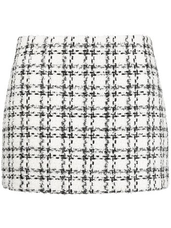 Alice+Olivia Rubi check-pattern Mini Skirt - Farfetch