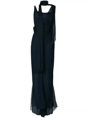 Chanel Vintage Draped Evening Gown - Farfetch