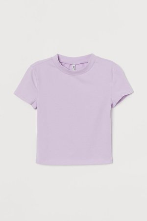 Short T-shirt - Purple