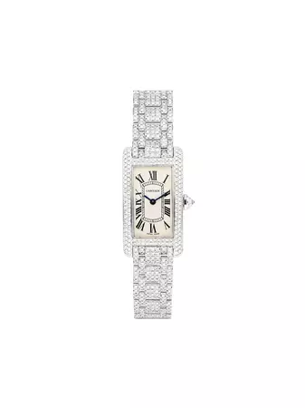 Cartier pre-owned Tank Americaine 35mm - Farfetch