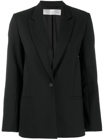 Victoria Victoria Beckham black slim blazer jacket