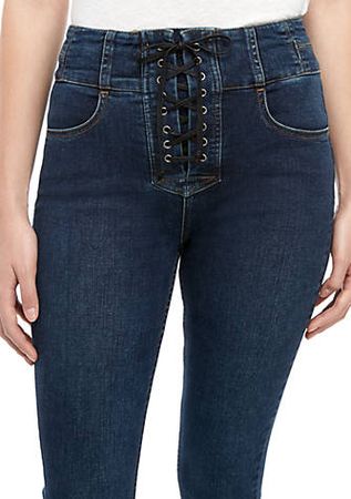 Free People Curvy Lovers Knot Skinny Jeans