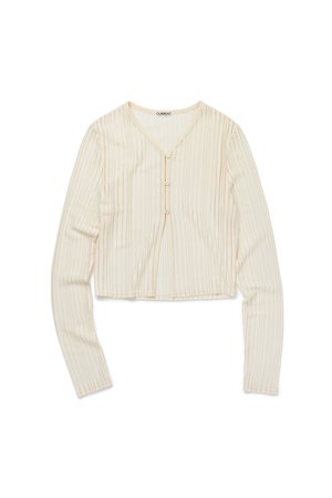 PUNCHING JERSEY CARDIGAN | Current